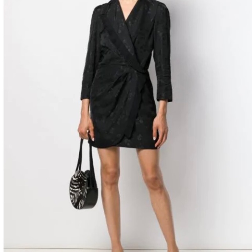 Sandro Black Long sleeve Dress